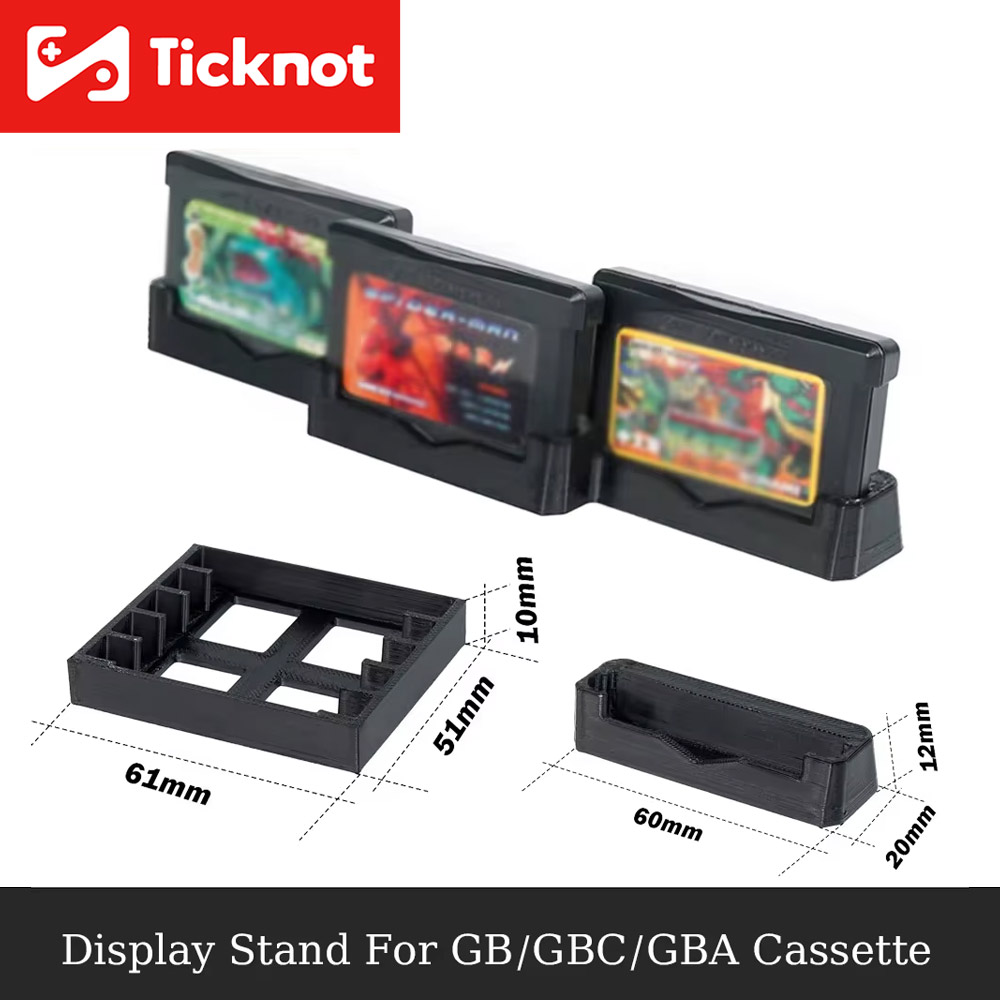 Game Cartridge Case - Supporto per Cartucce di Gioco Stampato