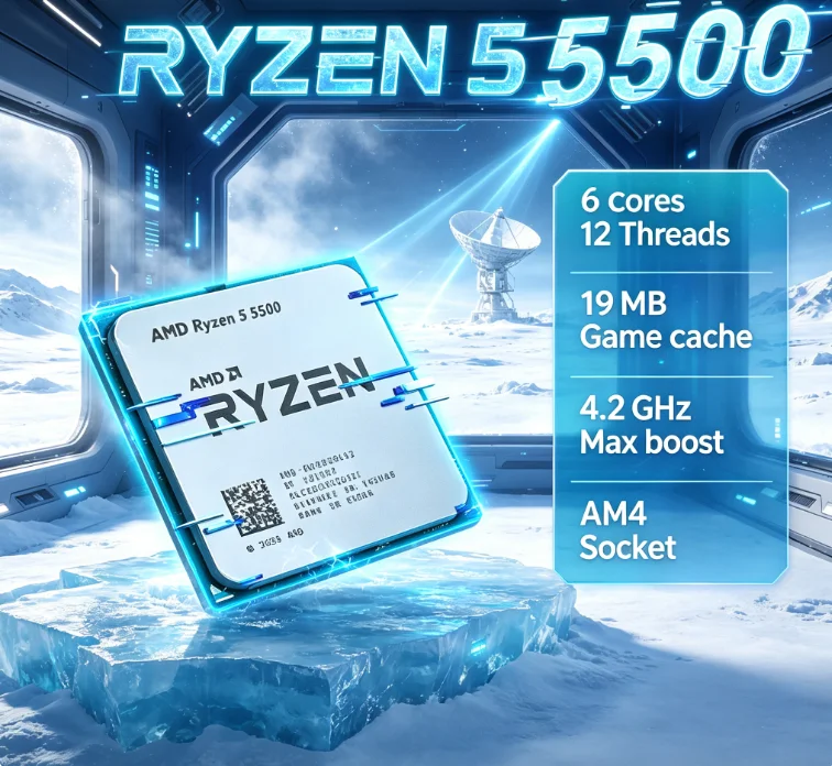 Amd Cpu Ryzen 5 - Processore Desktop AMD Ryzen 5 5500