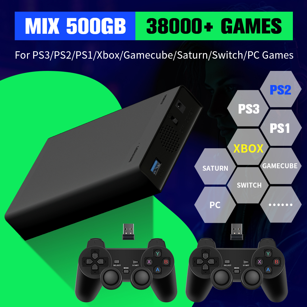 Retro X8 Gaming Console - Hard disk da 500 GB con