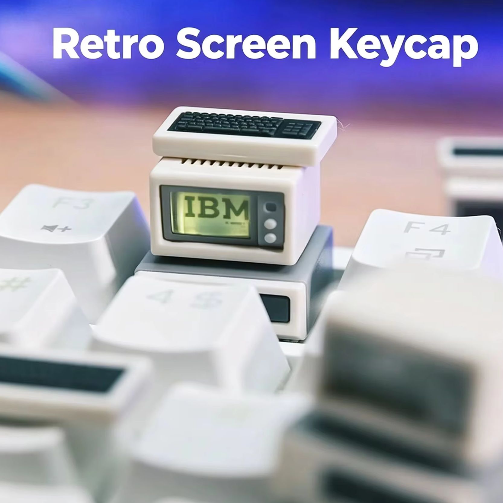 Retro Gaming Expo - Tasto Retroilluminato per Computer, Componente Personalizzato