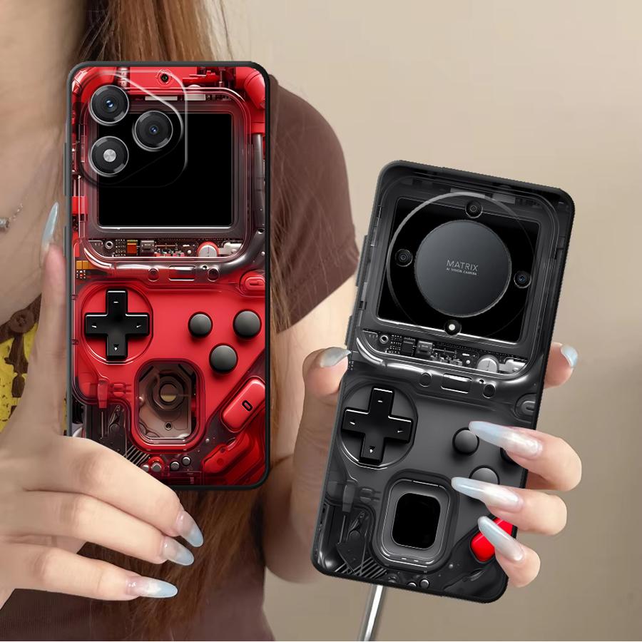 Retro Gaming Handhelds - Custodia per telefono con design retrò