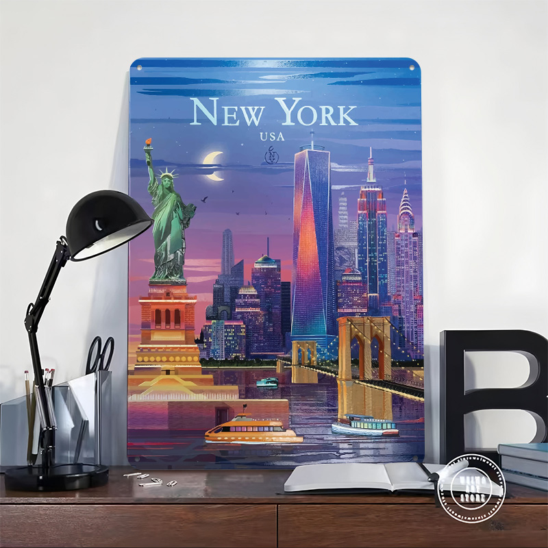 Poster in Latta con Skyline di - Retro Gaming York recensione e prezzo