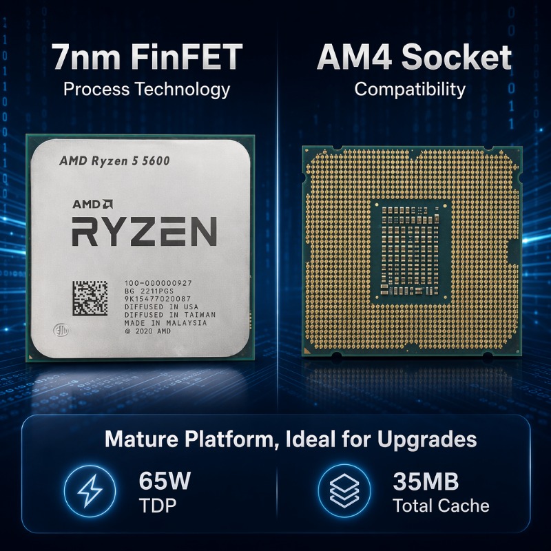 Processore AMD Ryzen 5 5600 ad - Amd Cpu Ryzen 5 recensione e prezzo
