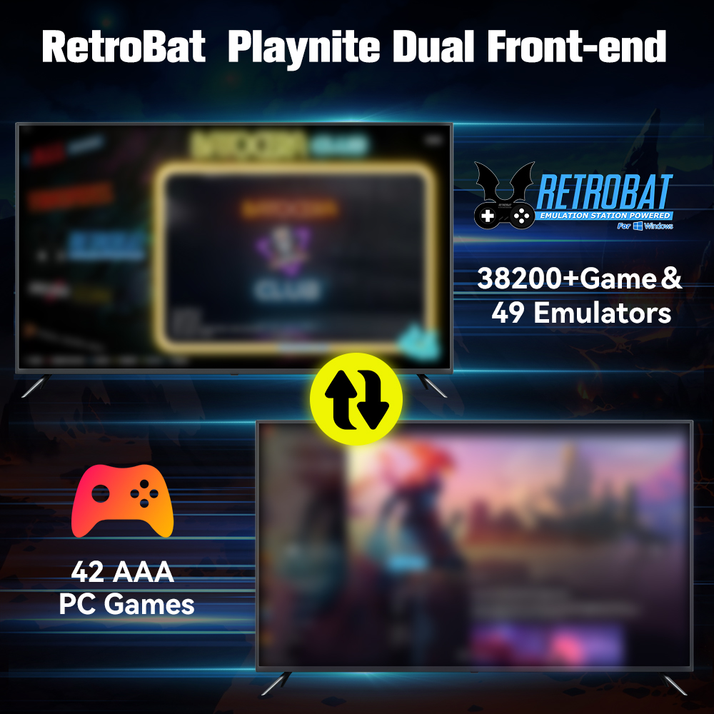 Retrobat&Playnite System HDD C - Retro X8 Gaming Console recensione e prezzo