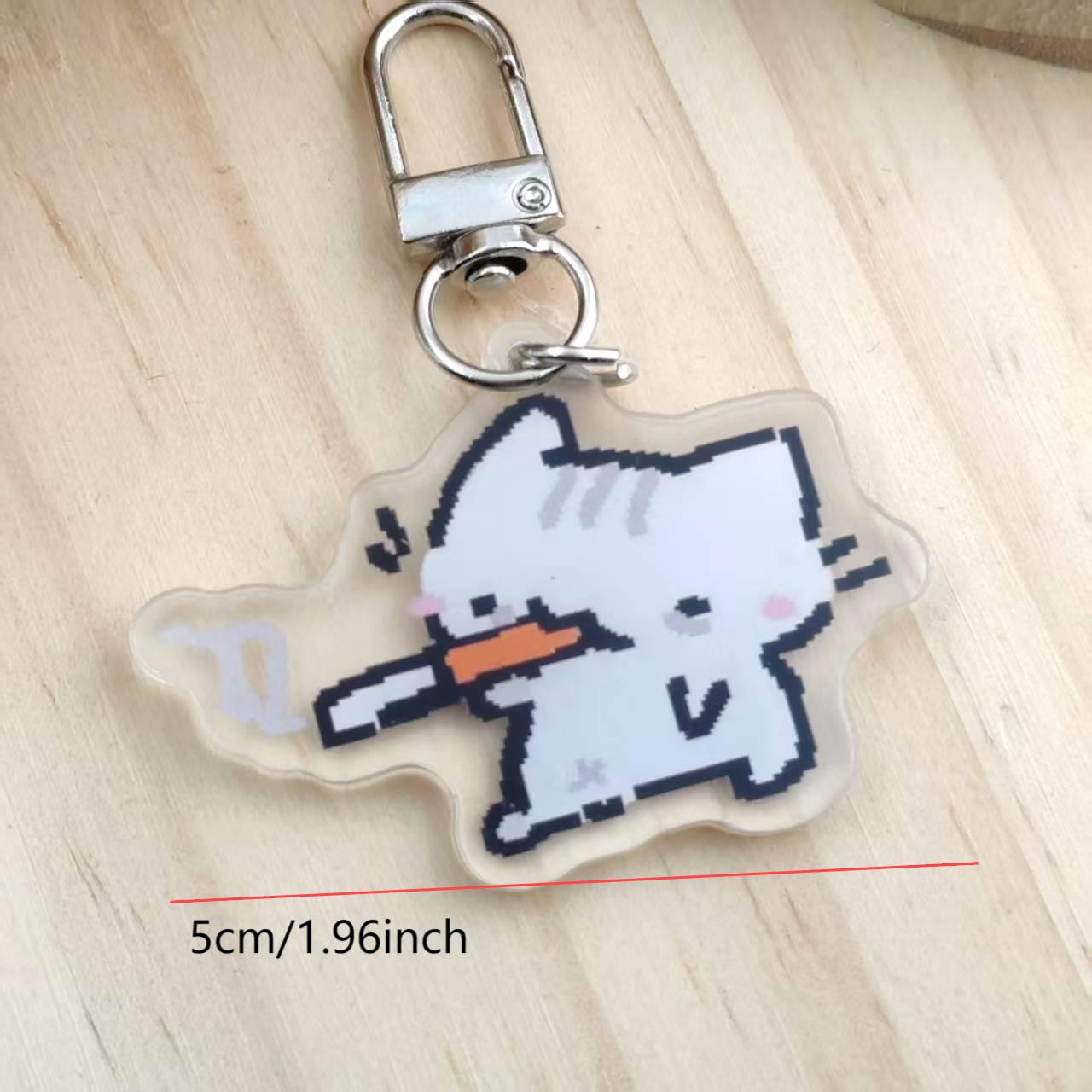 Portachiavi gatto pixel piatto - Retro Gaming Gifts recensione e prezzo