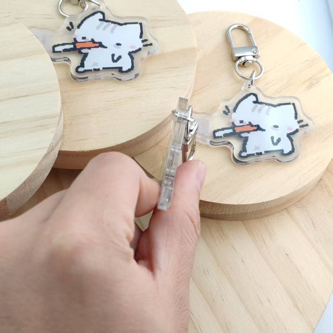 Portachiavi gatto pixel piatto - Retro Gaming Gifts recensione e prezzo